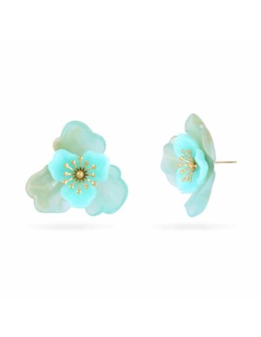 Pendientes Bloom Fiora verde Anartxy