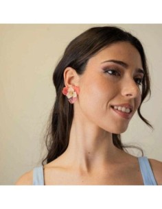 Pendientes Bloom Fiora Rosa Anartxy 2