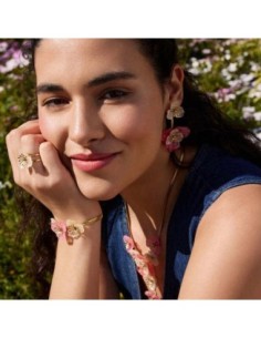 Pendientes Bloom Sylva Anartxy rosa 2
