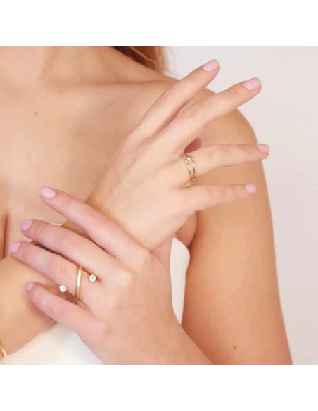 Anillo Summer Essentials Night Sky Anartxy dorado