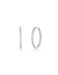 Pendientes Sparkle Irelis Anartxy plateado 2