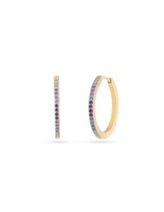 Pendientes Sparkle Zirelle Anartxy dorado azul