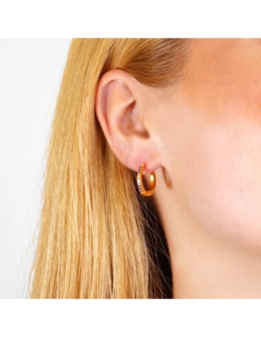 Pendientes Sparkle Lixia Anartxy dorado morado