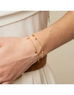 Pulsera Essentials Glazy Anartxy dorado 2