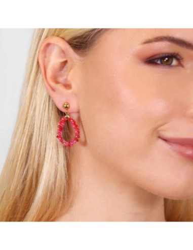 Pendientes Anartxy Spirit Lull Rojo