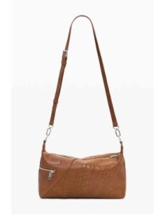Bolso Desigual bordados camel 2