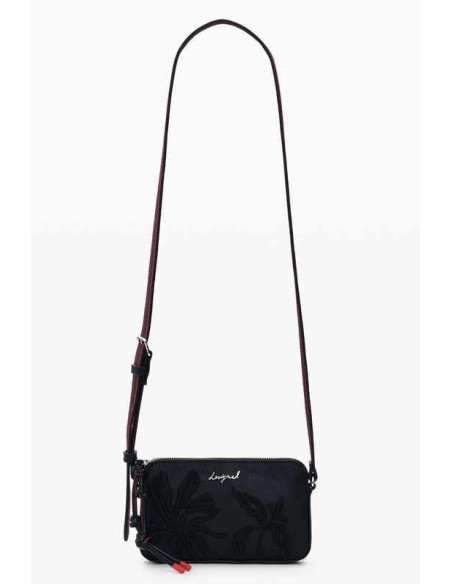 Monedero bandolera Desigual textura pequeño