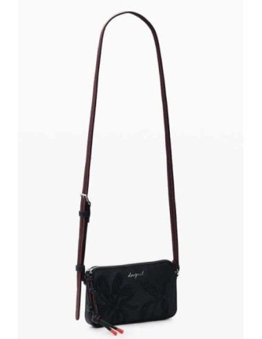 Monedero bandolera Desigual textura pequeño