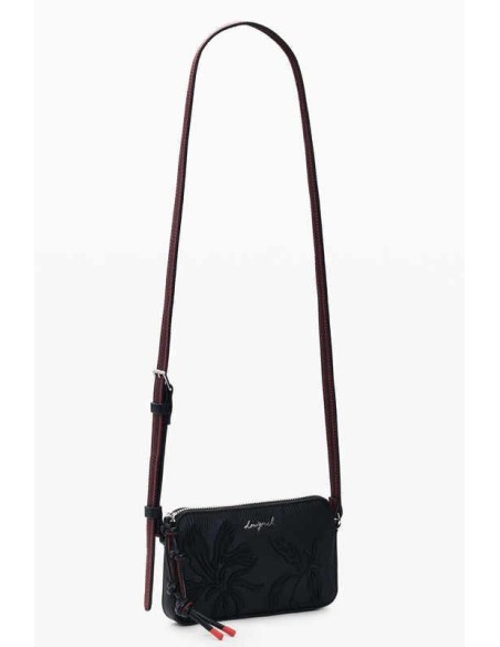 Monedero bandolera Desigual textura pequeño