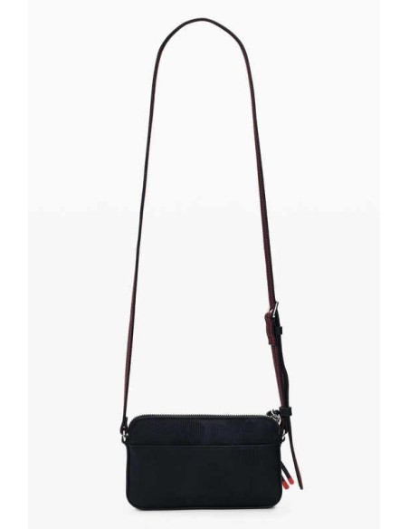 Monedero bandolera Desigual textura pequeño