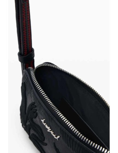 Monedero bandolera Desigual textura pequeño