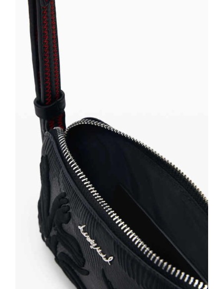 Monedero bandolera Desigual textura pequeño
