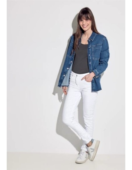 Pantalón Cecil Jeans Toronto Blanco