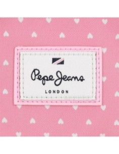 Mochila Escolar Pepe Jeans Noni Denim Dos Compartimentos 2