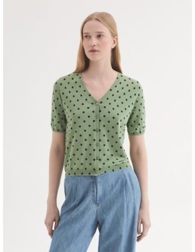 Chaqueta de manga corta con estampado de topos Nice Things