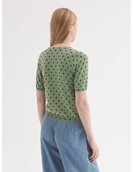 Chaqueta de manga corta con estampado de topos Nice Things