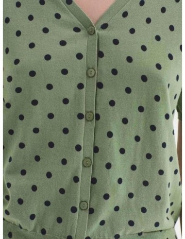 Chaqueta de manga corta con estampado de topos Nice Things