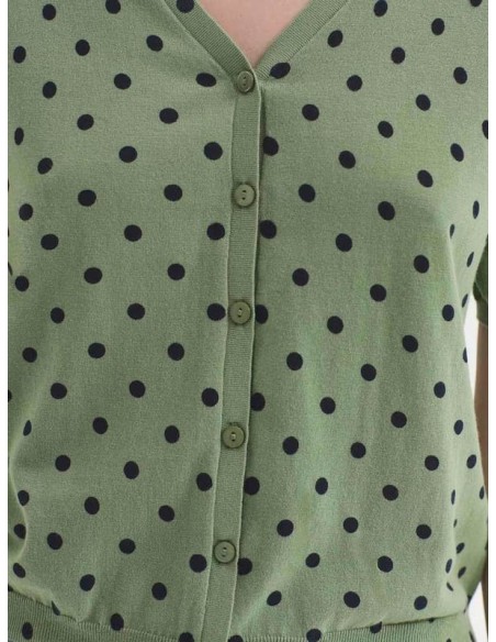 Chaqueta de manga corta con estampado de topos Nice Things