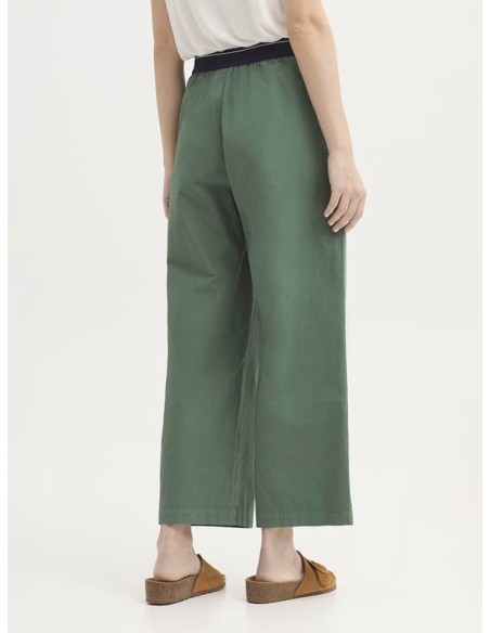 Pantalón de popelín sobretintado con goma Nice Things