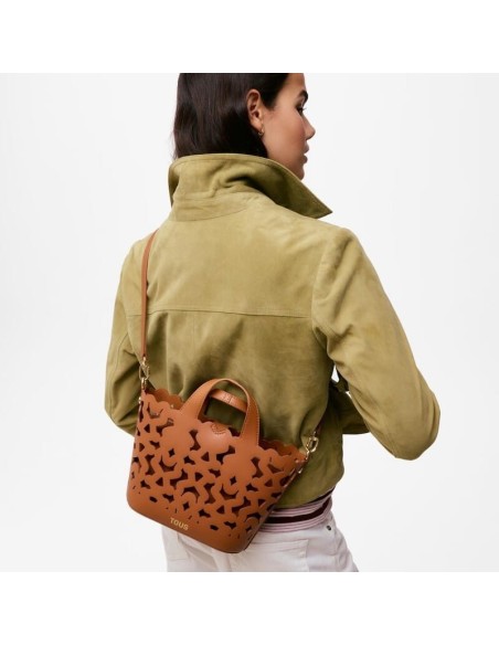 Capazo pequeño camel TOUS Bear Shock