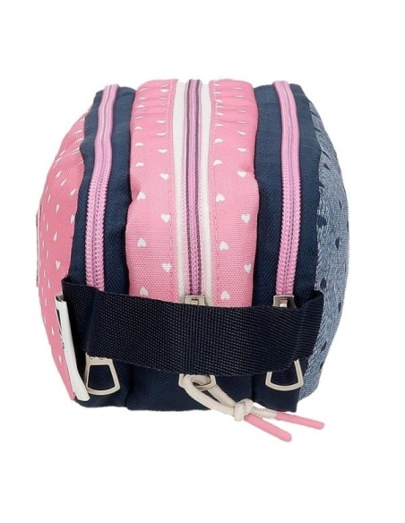 Estuche Pepe Jeans Nori Denim Triple compartimento