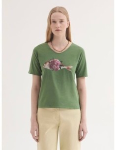 Camiseta de algodón Peonia Fish Nice Things
