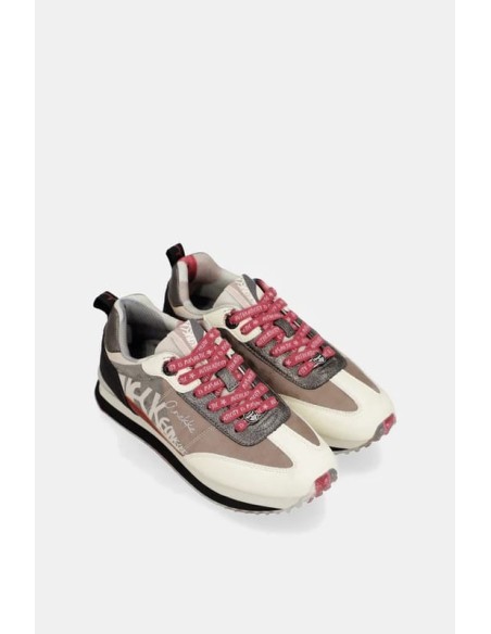 Deportivos rosa y blancos Anekke