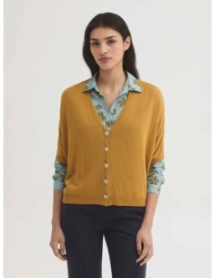 Chaqueta fluida con cuello en pico Nice Things