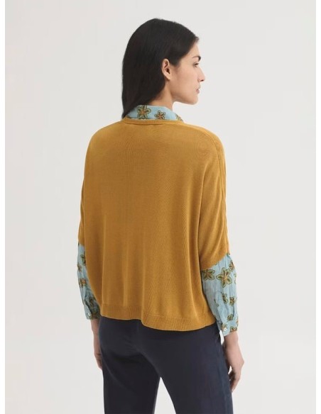 Chaqueta fluida con cuello en pico Nice Things