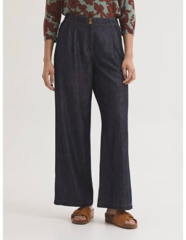 Pantalón con pinzas de denim y Tencel Nice Things