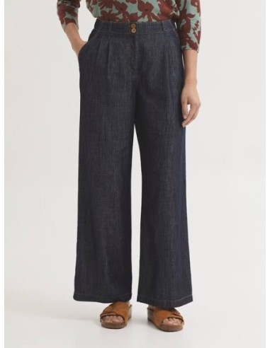 Pantalón con pinzas de denim y Tencel Nice Things