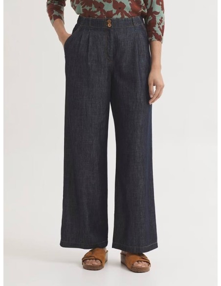 Pantalón con pinzas de denim y Tencel Nice Things