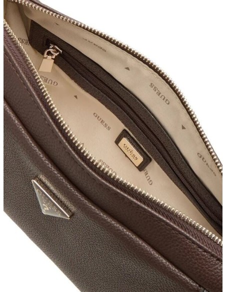 Bolso Devon Crossbody Marrón Guess
