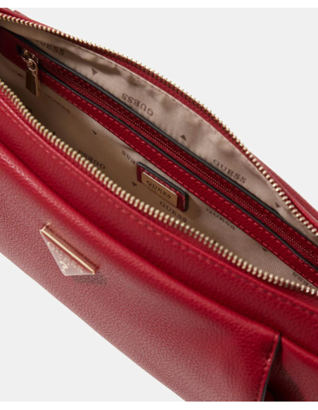 Bolso Devon Crossbody Dark Cherry Guess
