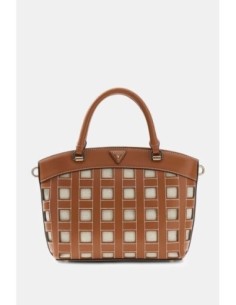 Bolso Frankie Satchel Marrón Guess