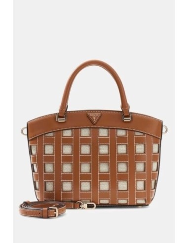 Bolso Frankie Satchel Marrón Guess