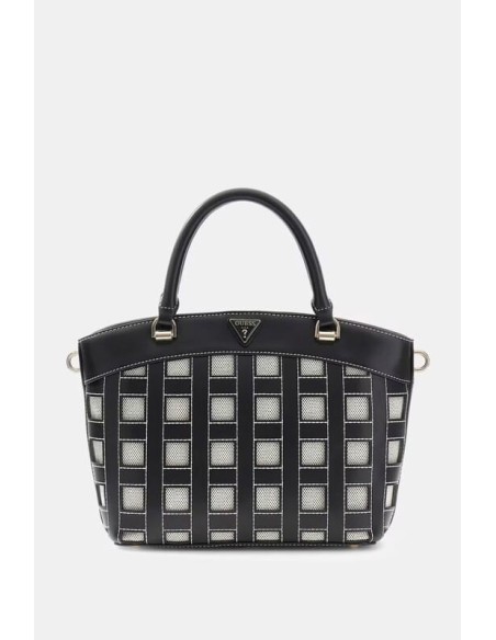 Bolso Frankie Satchel Negro Guess
