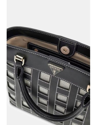 Bolso Frankie Satchel Negro Guess