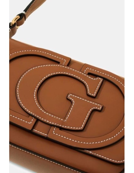 Bolsa con logo Ruby Marrón Guess