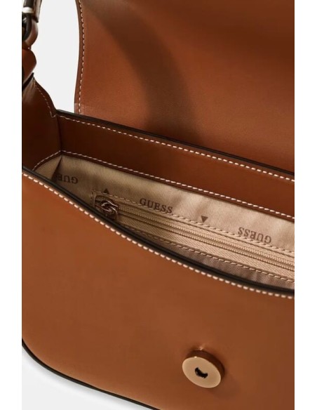 Bolsa con logo Ruby Marrón Guess