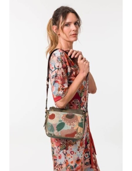 Bandolera estampada Blossom Anekke