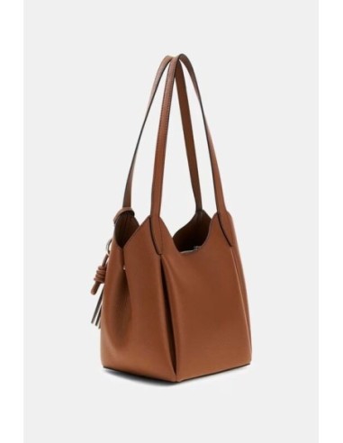 Bolso tipo cubo Melody Marrón Claro Guess