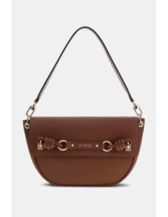 Bolso de hombro Camelia Guess Marrón