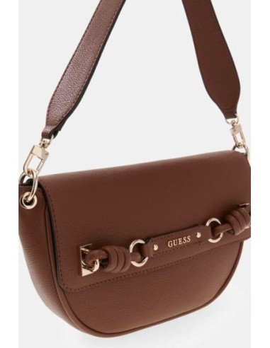 Bolso de hombro Camelia Guess Marrón