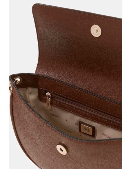 Bolso de hombro Camelia Guess Marrón