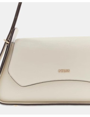 Bolso de hombro Xena blanco roto Guess