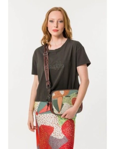 Bandolera estampada Odyssey Anekke