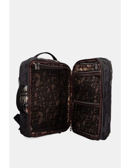 Mochila de viaje estampada Iron Anekke