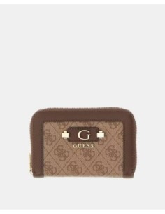 Cartera Lindsey Guess Marrón Logo