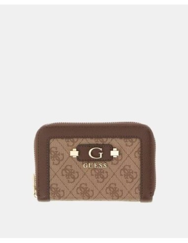 Cartera Lindsey Guess Marrón Logo